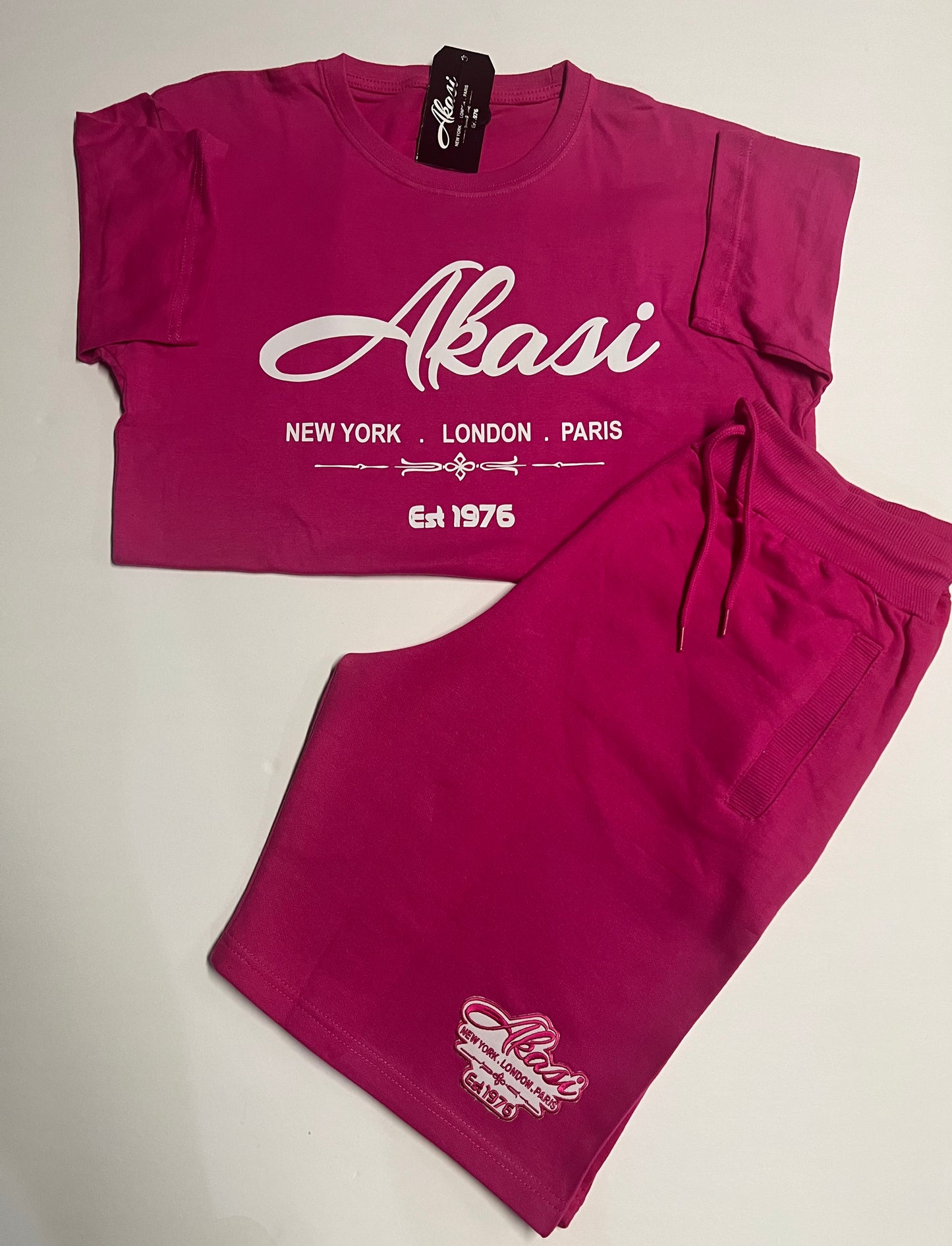 Akasi Worldwide Summer Set (Magenta & White)